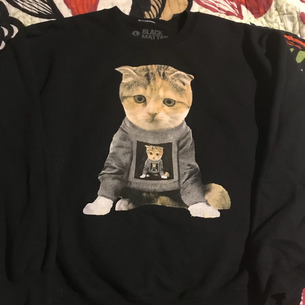 Black Matter Catception sweater